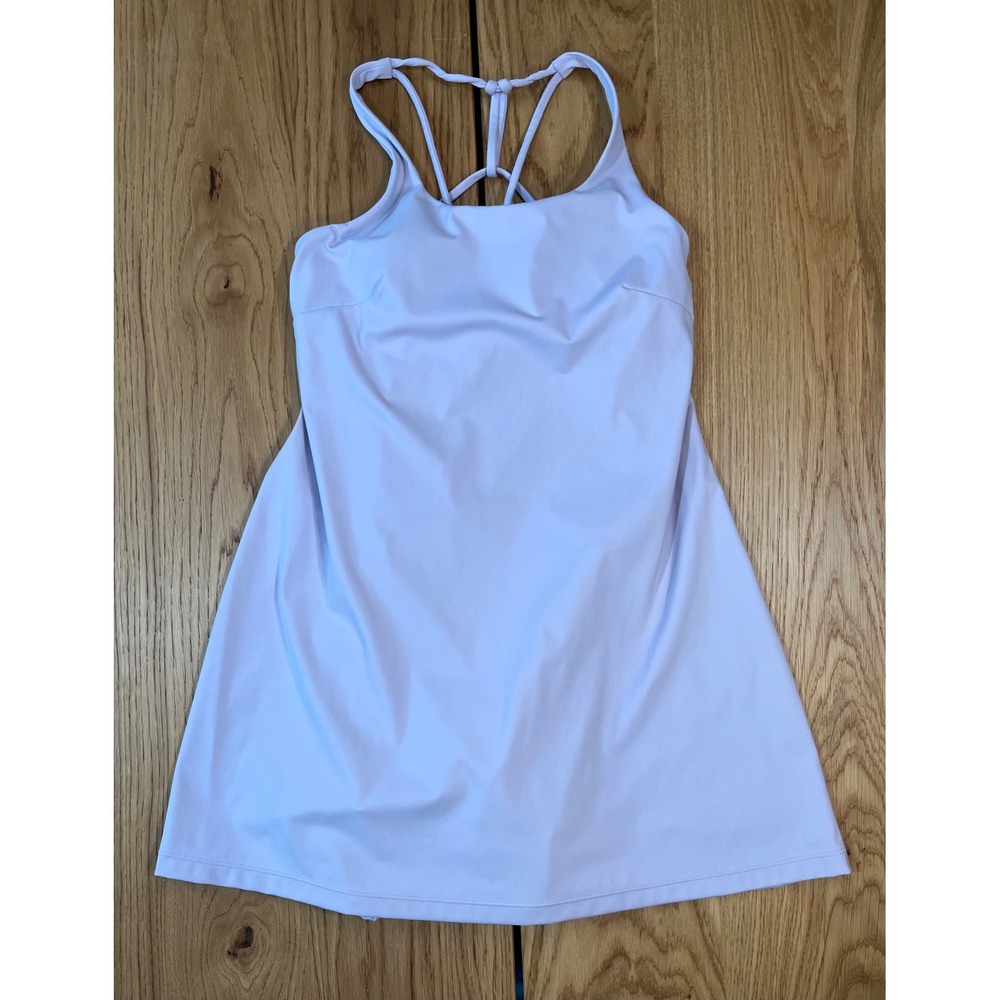 Avia Active Strappy Back Dress Women Small Lavender Purple Tennis Athleisure